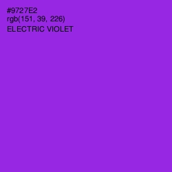 #9727E2 - Electric Violet Color Image