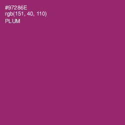 #97286E - Plum Color Image