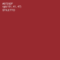 #97292F - Stiletto Color Image
