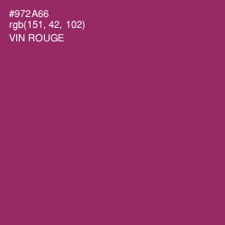 #972A66 - Vin Rouge Color Image