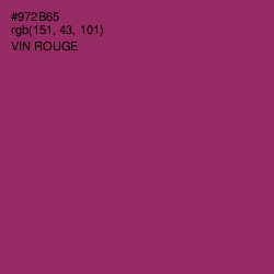 #972B65 - Vin Rouge Color Image