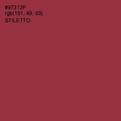 #97313F - Stiletto Color Image