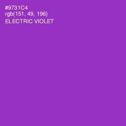 #9731C4 - Electric Violet Color Image