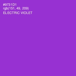 #9731D1 - Electric Violet Color Image