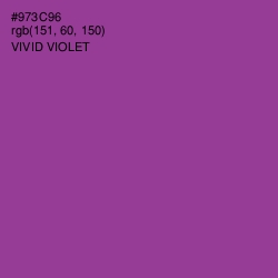 #973C96 - Vivid Violet Color Image
