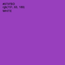 #973FBD - Vivid Violet Color Image