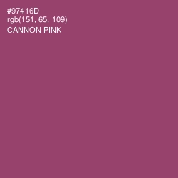 #97416D - Cannon Pink Color Image