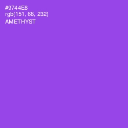 #9744E8 - Amethyst Color Image