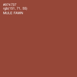 #974737 - Mule Fawn Color Image