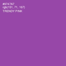 #9747A7 - Trendy Pink Color Image