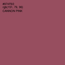 #974F60 - Cannon Pink Color Image