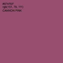 #974F6F - Cannon Pink Color Image