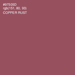 #97505D - Copper Rust Color Image