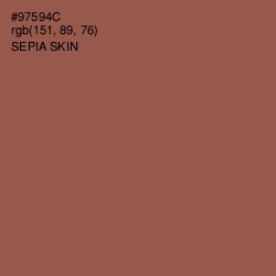 #97594C - Sepia Skin Color Image