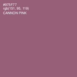 #975F77 - Cannon Pink Color Image