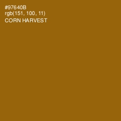 #97640B - Corn Harvest Color Image