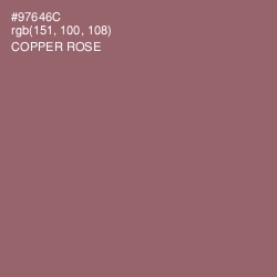 #97646C - Copper Rose Color Image