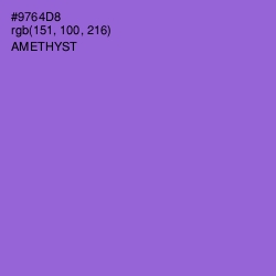 #9764D8 - Amethyst Color Image