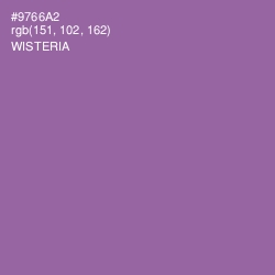 #9766A2 - Wisteria Color Image