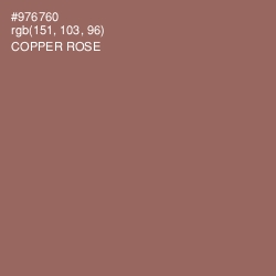 #976760 - Copper Rose Color Image
