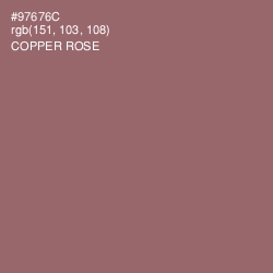 #97676C - Copper Rose Color Image