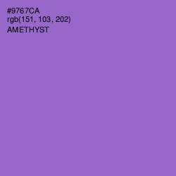 #9767CA - Amethyst Color Image