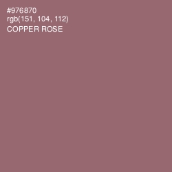 #976870 - Copper Rose Color Image