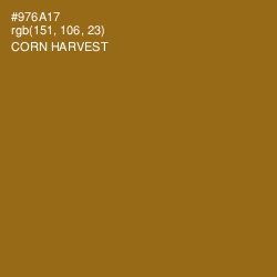 #976A17 - Corn Harvest Color Image