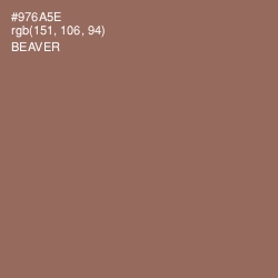 #976A5E - Beaver Color Image