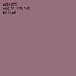 #976E7C - Bazaar Color Image