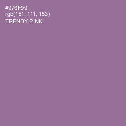#976F99 - Trendy Pink Color Image
