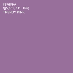 #976F9A - Trendy Pink Color Image