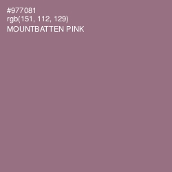 #977081 - Mountbatten Pink Color Image