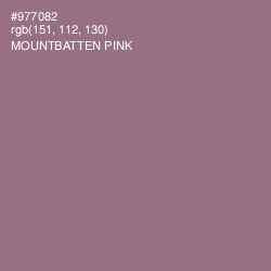 #977082 - Mountbatten Pink Color Image