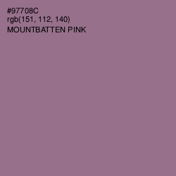 #97708C - Mountbatten Pink Color Image