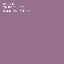 #97708D - Mountbatten Pink Color Image
