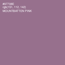 #97708E - Mountbatten Pink Color Image