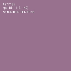 #97718E - Mountbatten Pink Color Image