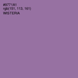 #9771A1 - Wisteria Color Image