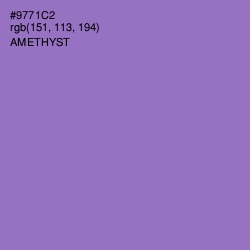 #9771C2 - Amethyst Color Image