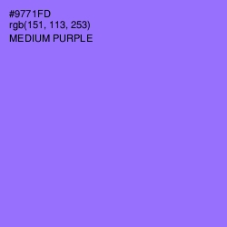 #9771FD - Medium Purple Color Image