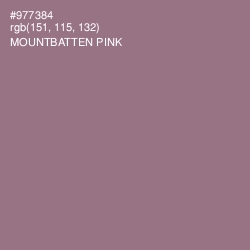 #977384 - Mountbatten Pink Color Image