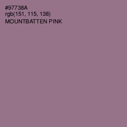 #97738A - Mountbatten Pink Color Image