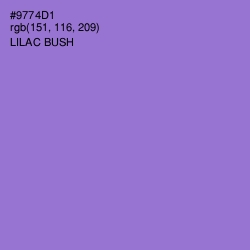 #9774D1 - Lilac Bush Color Image