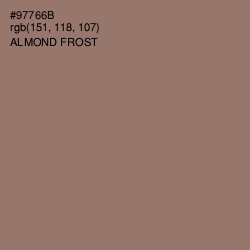 #97766B - Almond Frost Color Image