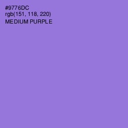 #9776DC - Medium Purple Color Image