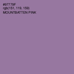 #97779F - Mountbatten Pink Color Image