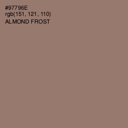 #97796E - Almond Frost Color Image
