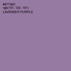 #977AA1 - Lavender Purple Color Image