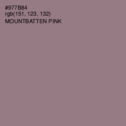 #977B84 - Mountbatten Pink Color Image